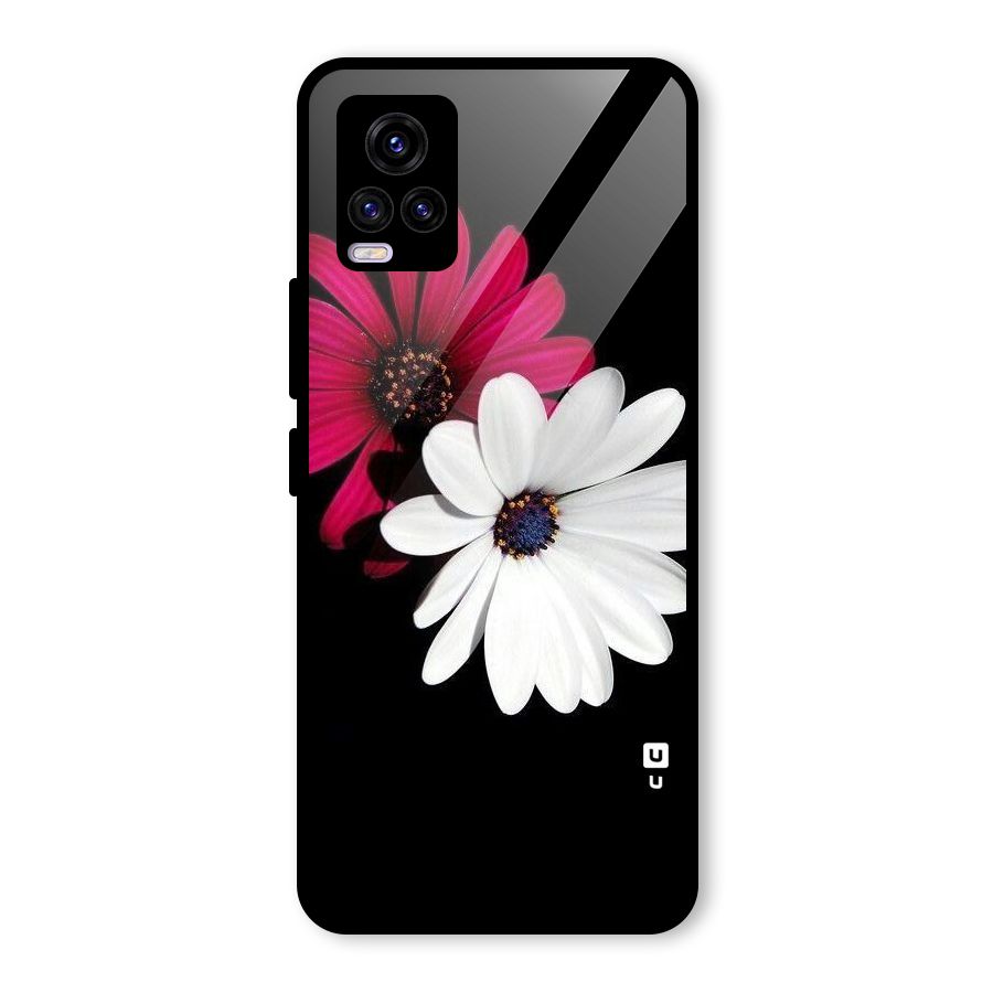 Beautiful Blooming Glass Back Case for Vivo V20 2021