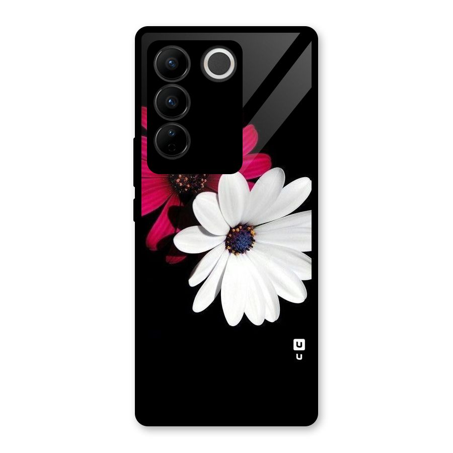 Beautiful Blooming Glass Back Case for Vivo V27 Pro