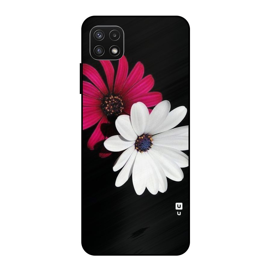Beautiful Blooming Metal Back Case for Galaxy A22 5G