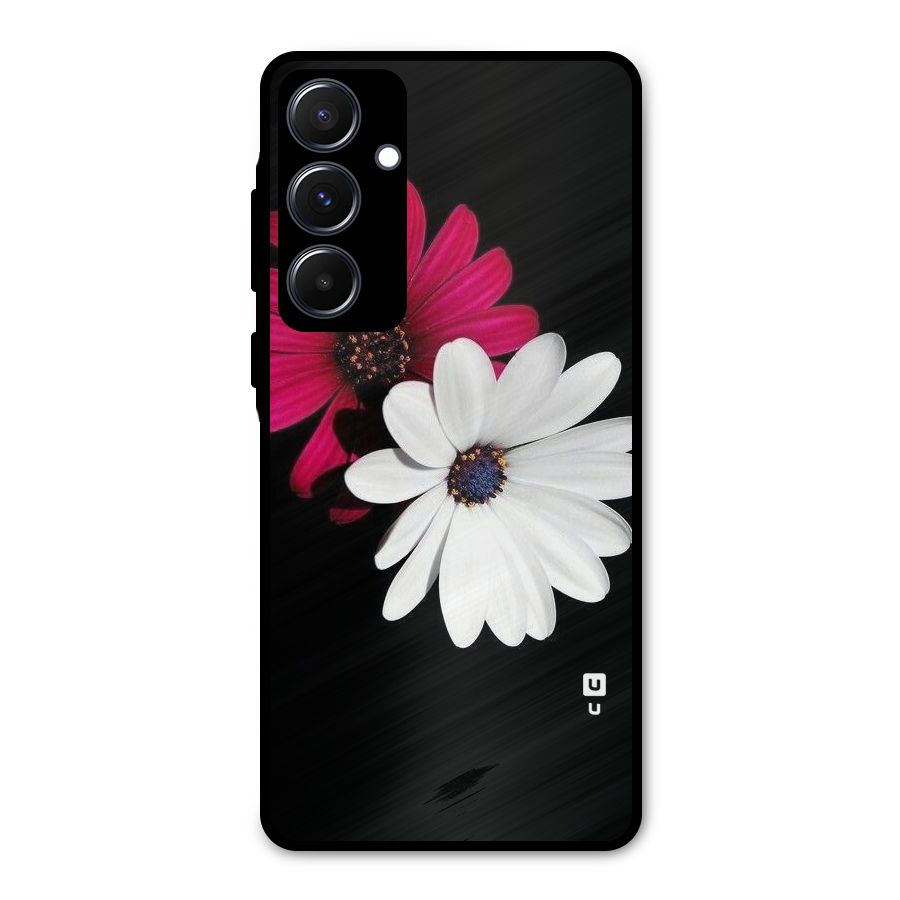 Beautiful Blooming Metal Back Case for Galaxy A55