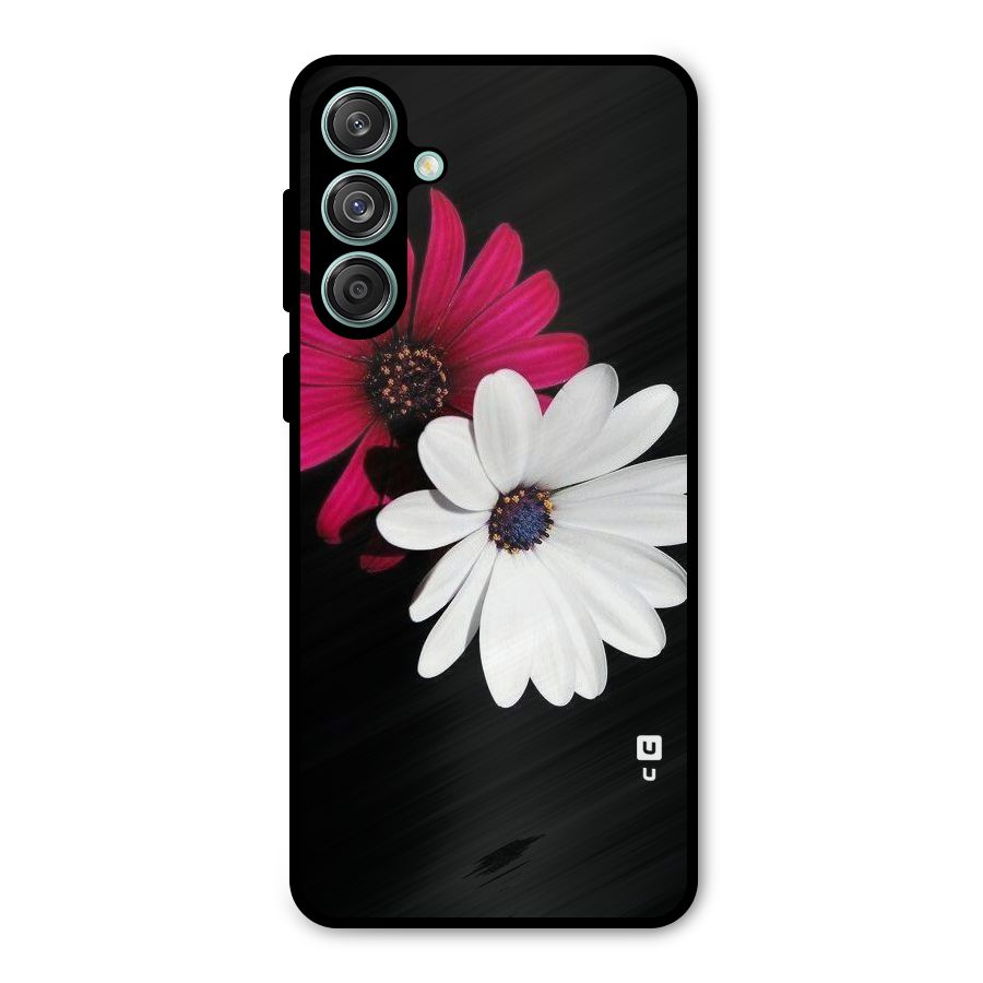 Beautiful Blooming Metal Back Case for Galaxy M55 5G