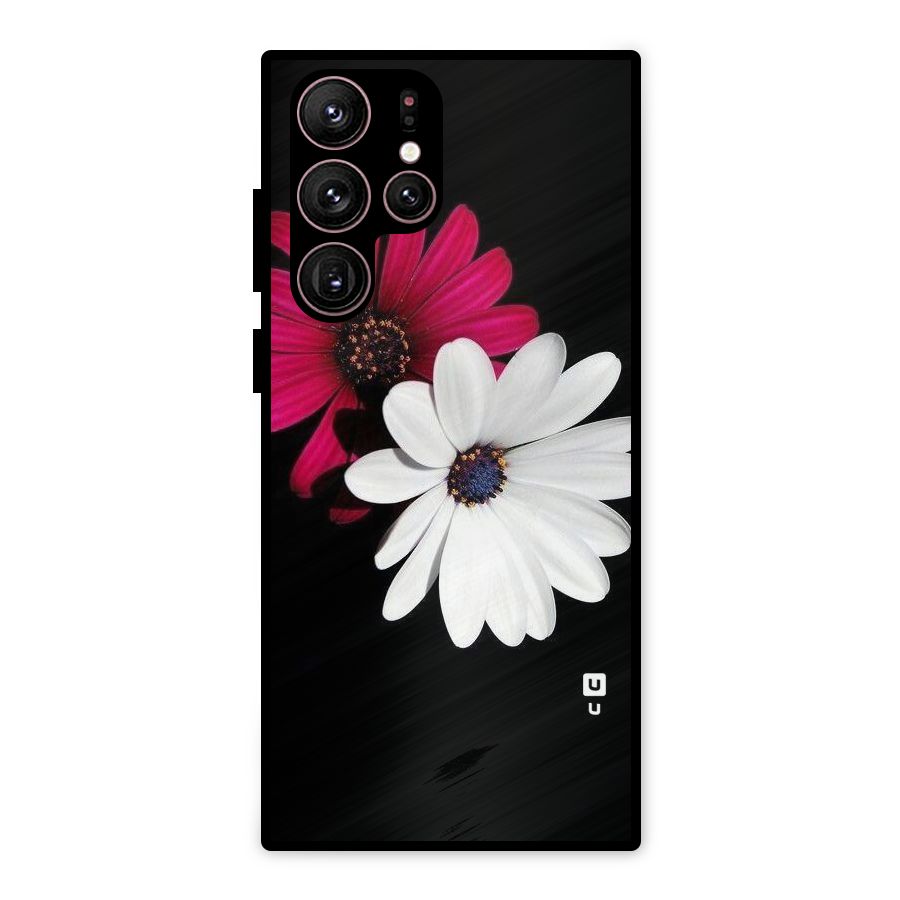Beautiful Blooming Metal Back Case for Galaxy S22 Ultra 5G