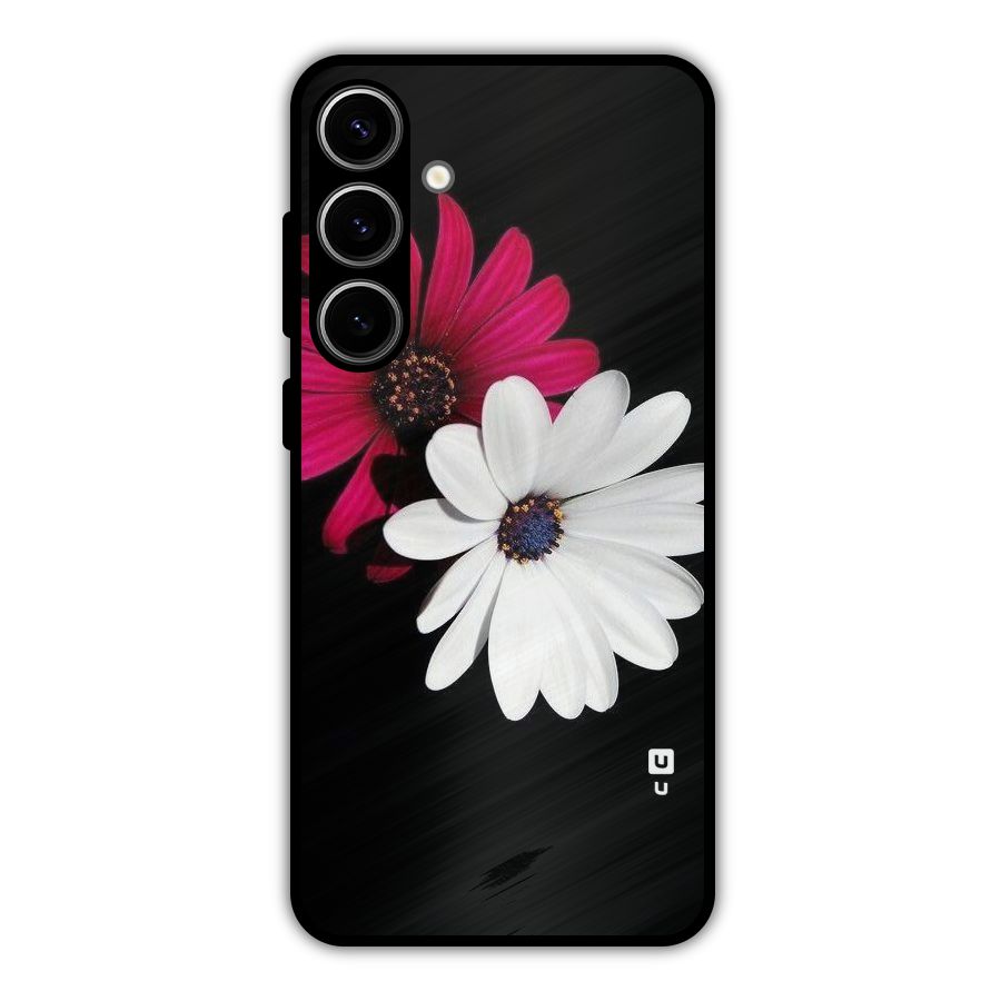 Beautiful Blooming Metal Back Case for Galaxy S24 Plus
