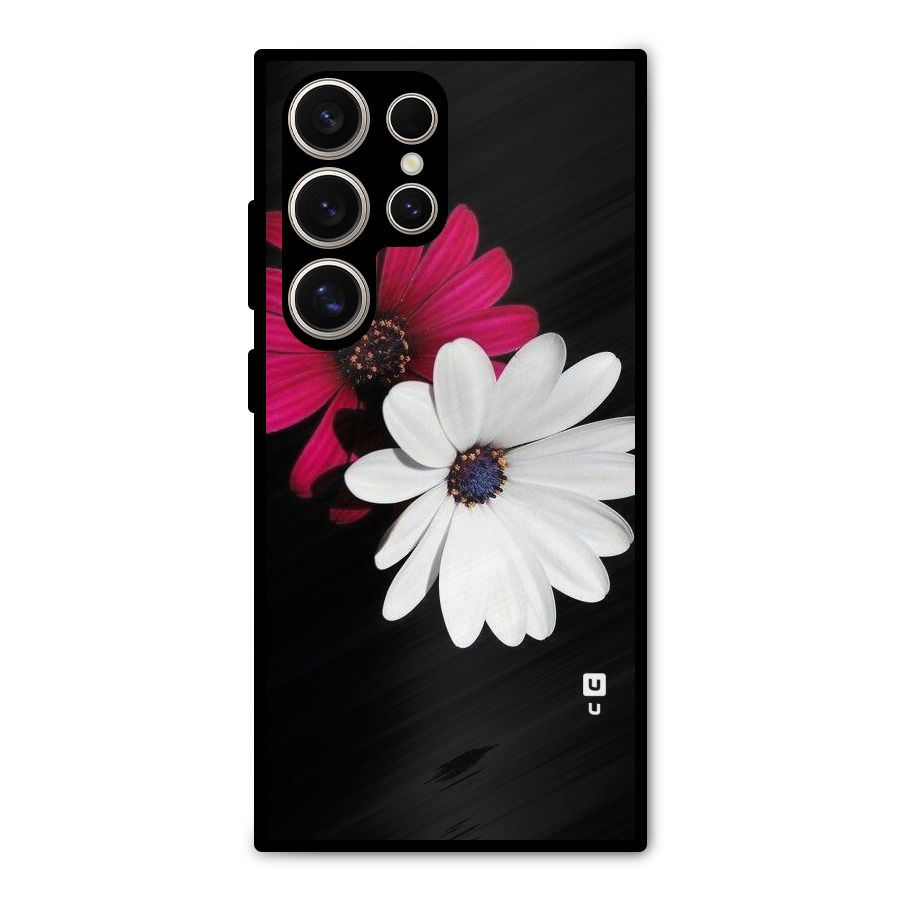 Beautiful Blooming Metal Back Case for Galaxy S24 Ultra