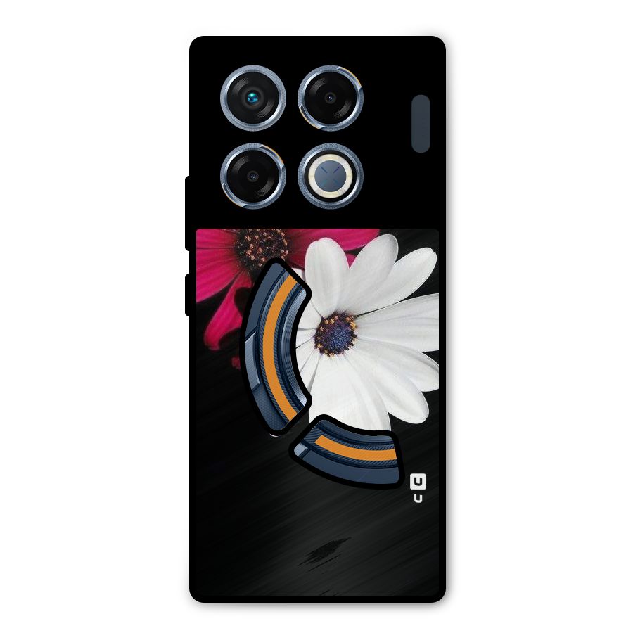 Beautiful Blooming Metal Back Case for Infinix GT 20 Pro