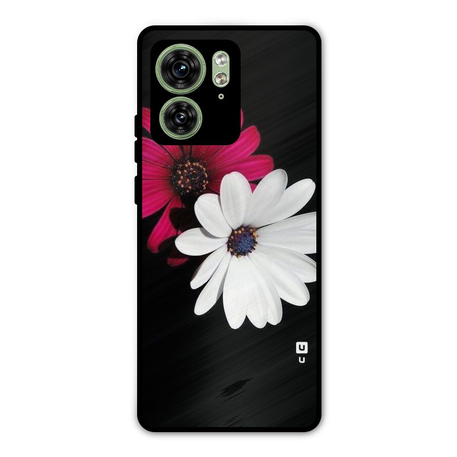 Beautiful Blooming Metal Back Case for Motorola Edge 40 5G