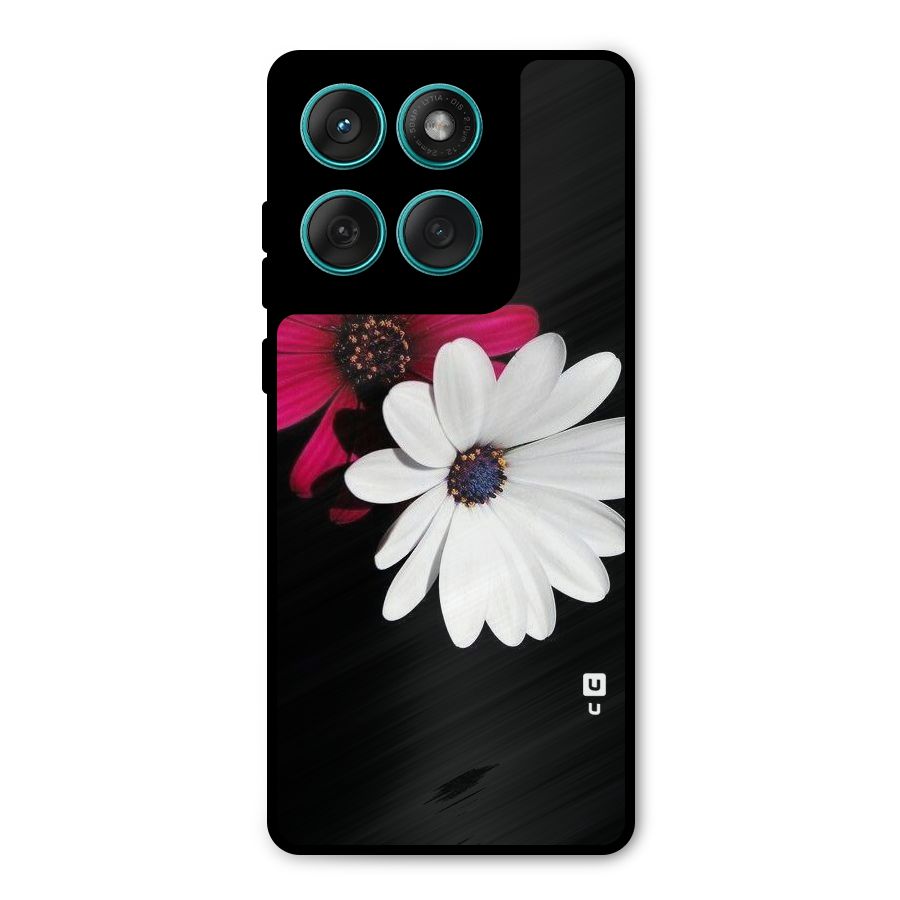 Beautiful Blooming Metal Back Case for Motorola Edge 60 Fusion