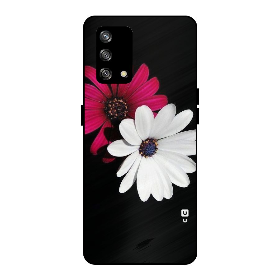Beautiful Blooming Metal Back Case for Oppo F19