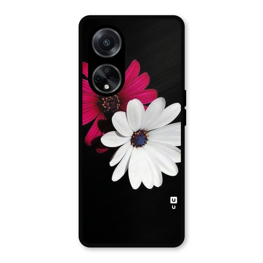 Beautiful Blooming Metal Back Case for Oppo F23