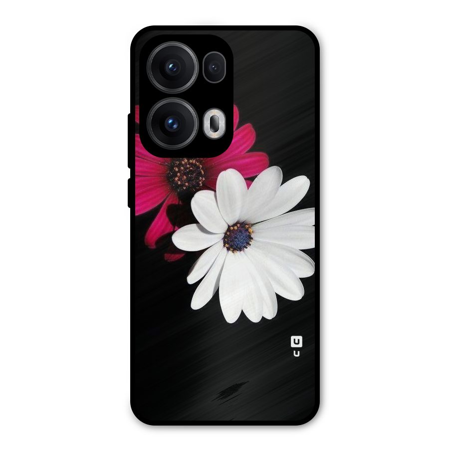 Beautiful Blooming Metal Back Case for Oppo Reno13 Pro