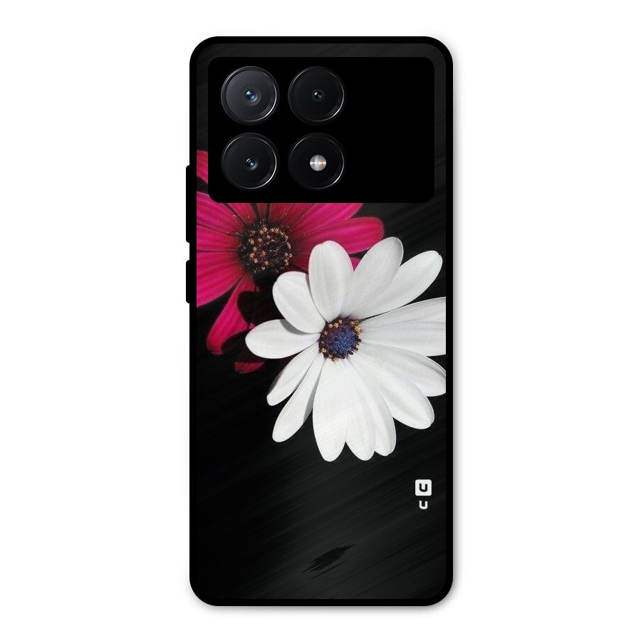 Beautiful Blooming Metal Back Case for Poco X6 Pro