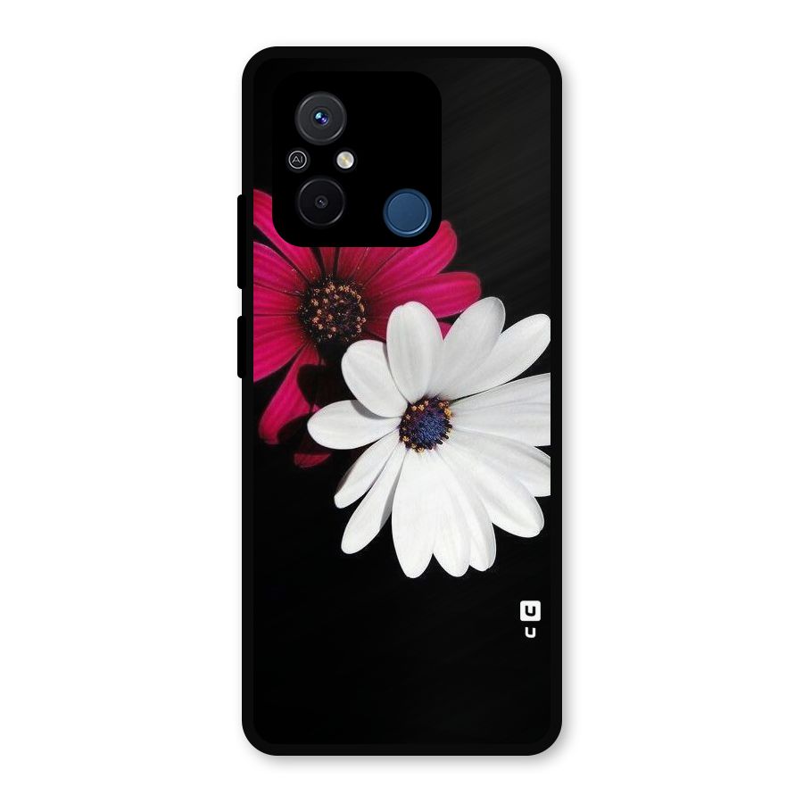 Beautiful Blooming Metal Back Case for Redmi 12C