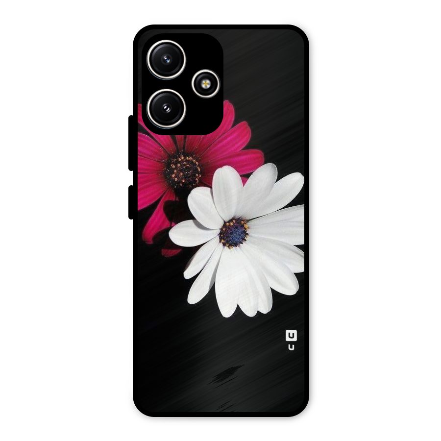 Beautiful Blooming Metal Back Case for Redmi 12 5G