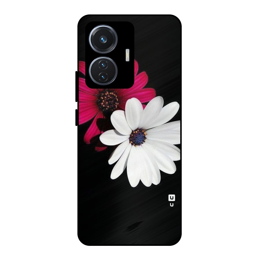Beautiful Blooming Metal Back Case for Vivo T1 44W