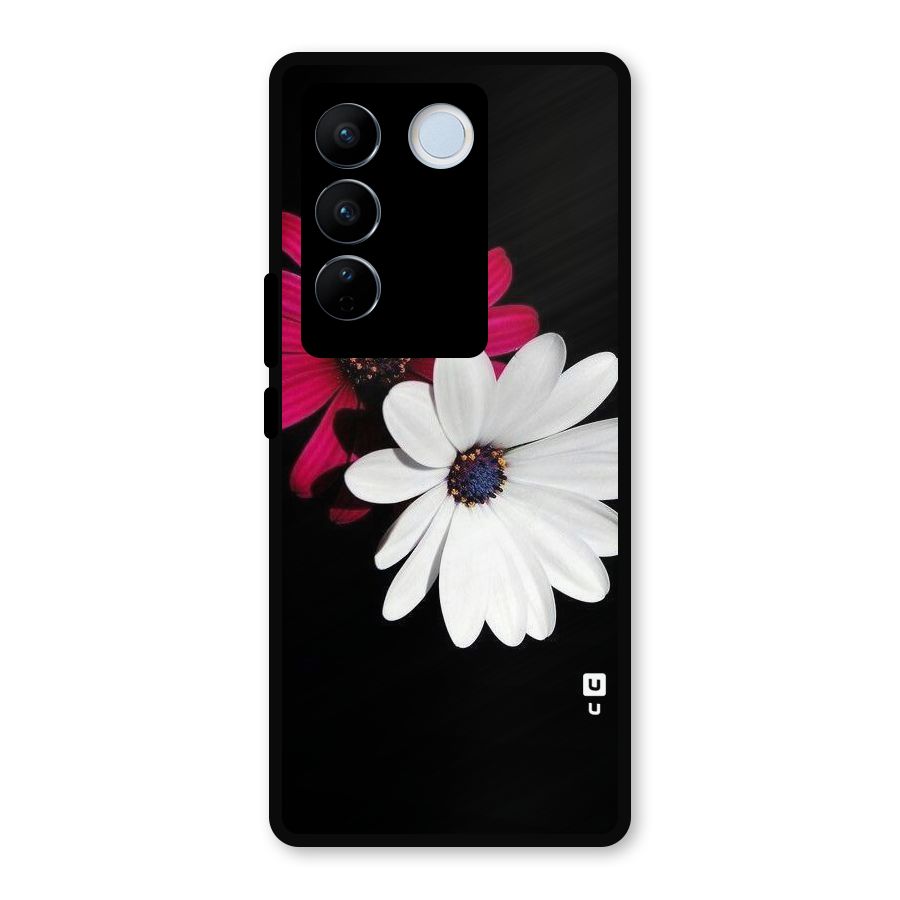 Beautiful Blooming Metal Back Case for Vivo V27