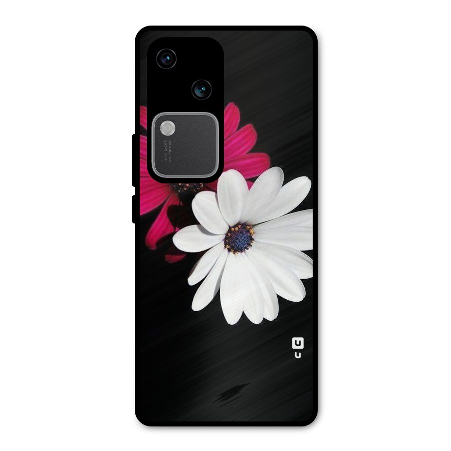 Beautiful Blooming Metal Back Case for Vivo V30