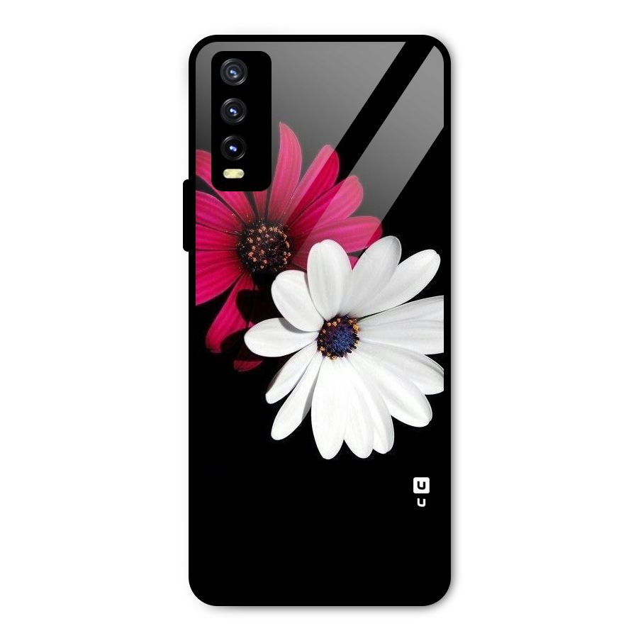 Beautiful Blooming Metal Back Case for Vivo Y20g
