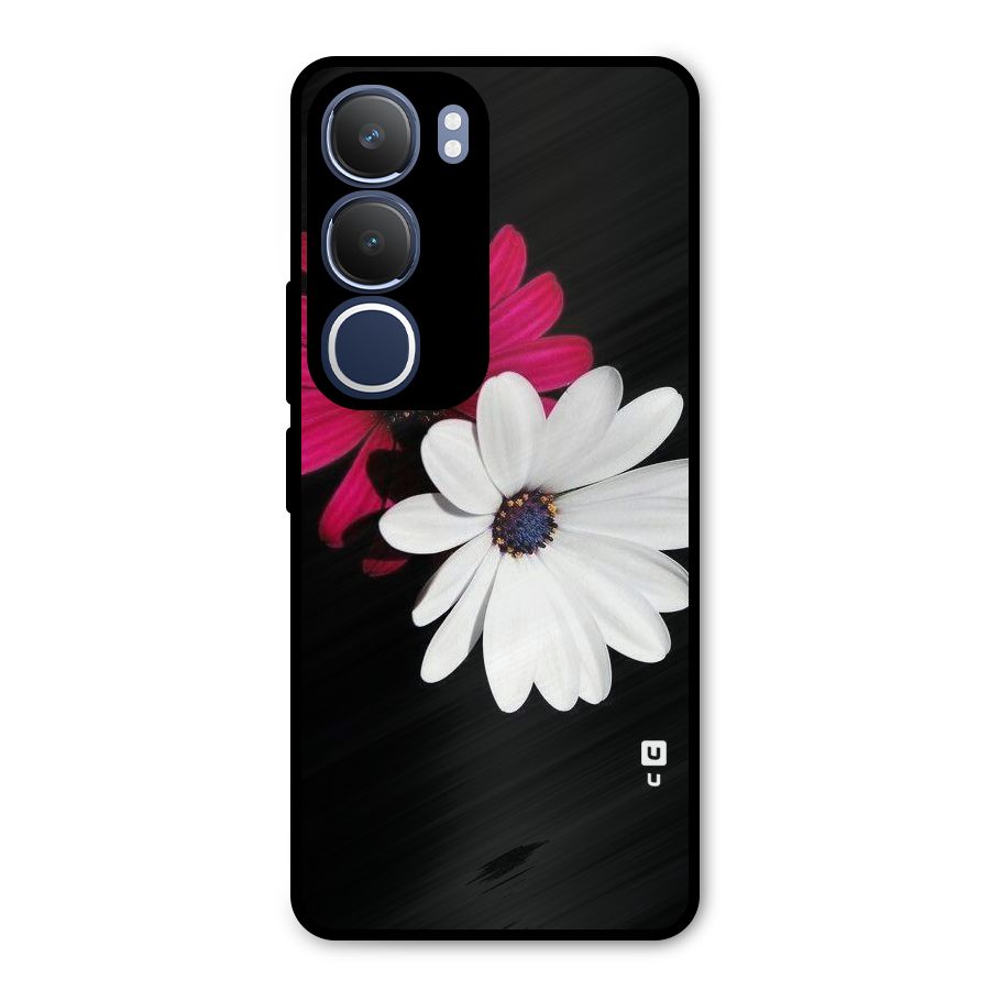 Beautiful Blooming Metal Back Case for Vivo Y29