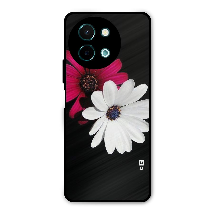 Beautiful Blooming Metal Back Case for Vivo Y58