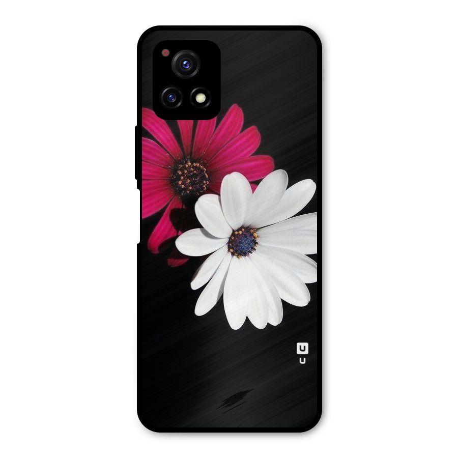Beautiful Blooming Metal Back Case for Vivo Y72 5G