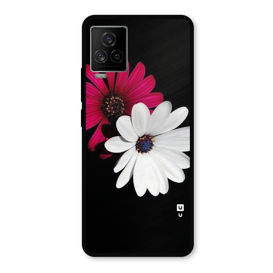 Beautiful Blooming Metal Back Case for iQOO 7 Legend 5G