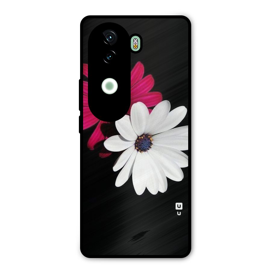 Beautiful Blooming Metal Back Case for iQOO Z9s