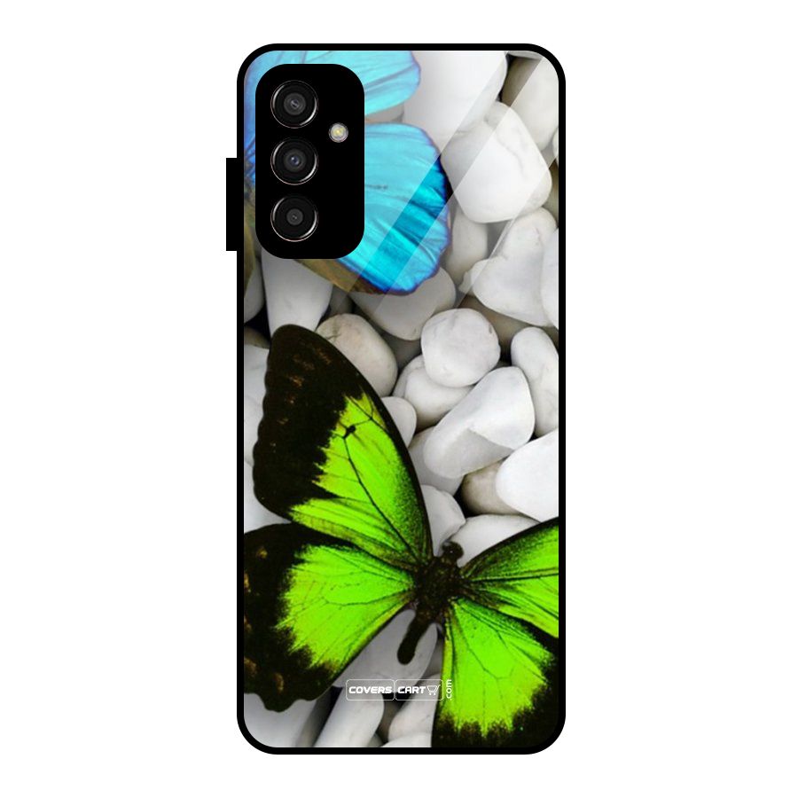 Beautiful Butterflies Glass Back Case for Galaxy F13
