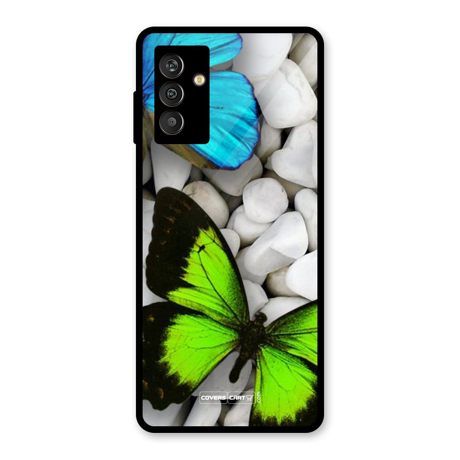 Beautiful Butterflies Glass Back Case for Galaxy M13