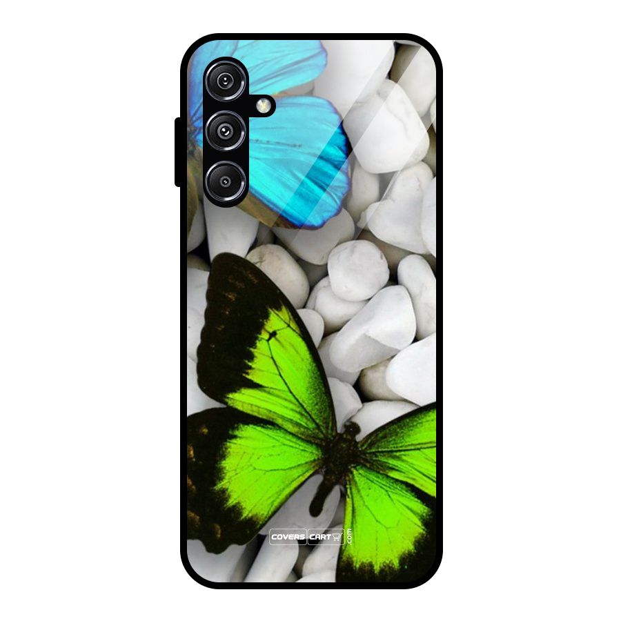 Beautiful Butterflies Glass Back Case for Galaxy M34 5G