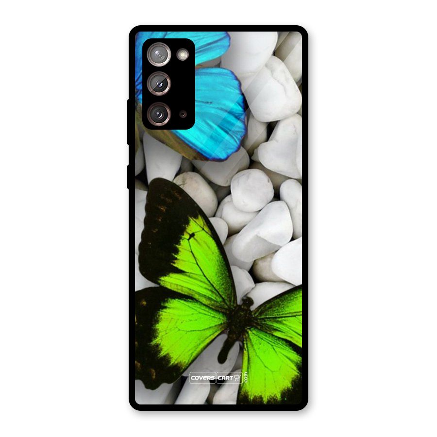 Beautiful Butterflies Glass Back Case for Galaxy Note 20