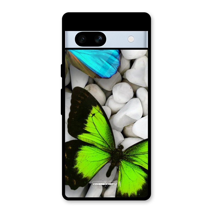 Beautiful Butterflies Glass Back Case for Google Pixel 7a