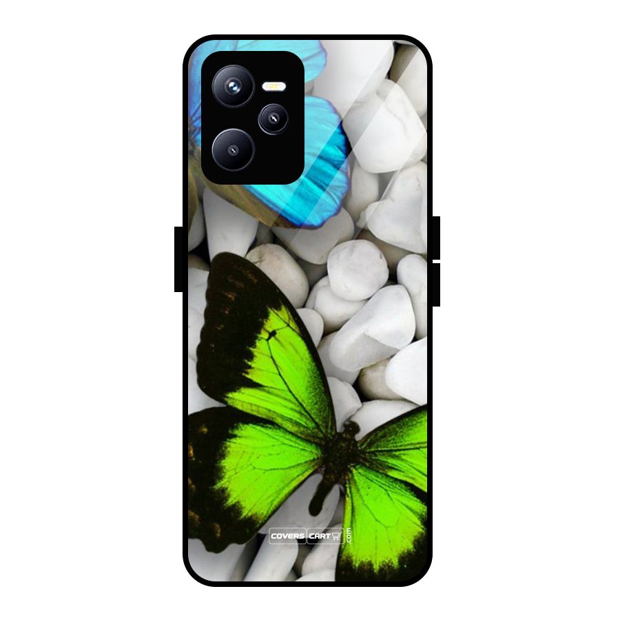 Beautiful Butterflies Glass Back Case for Realme C35