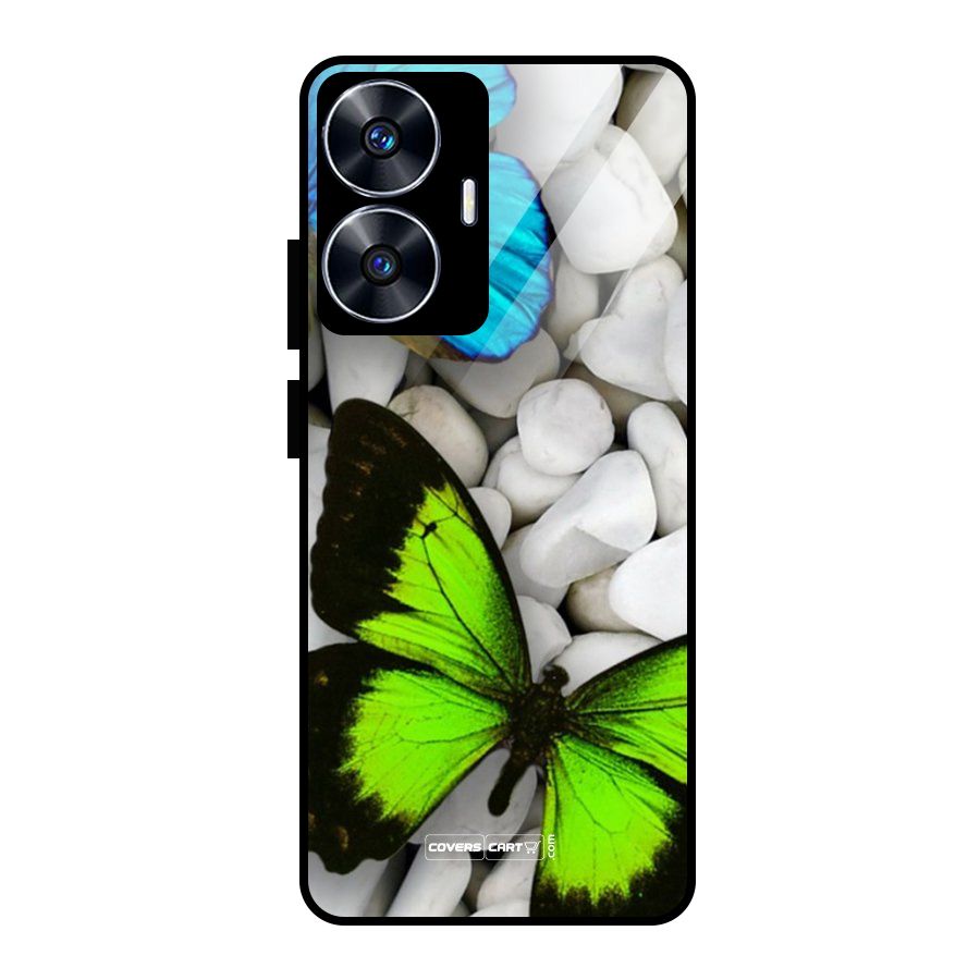 Beautiful Butterflies Glass Back Case for Realme Narzo N55