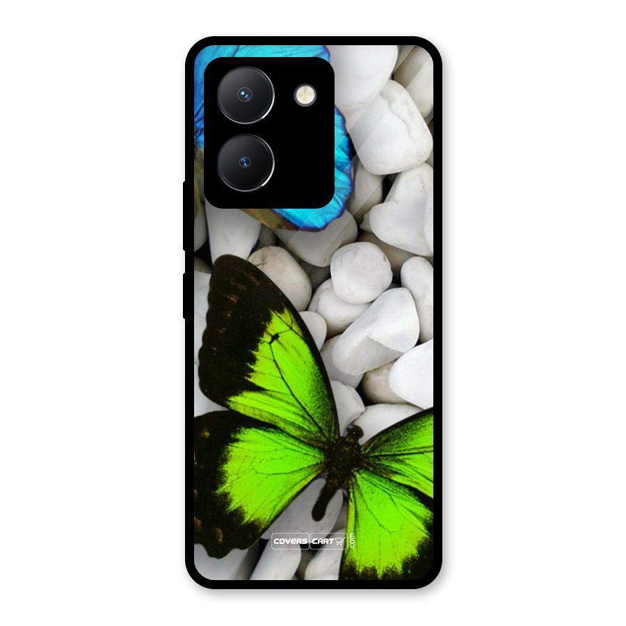 Beautiful Butterflies Glass Back Case for Vivo Y36