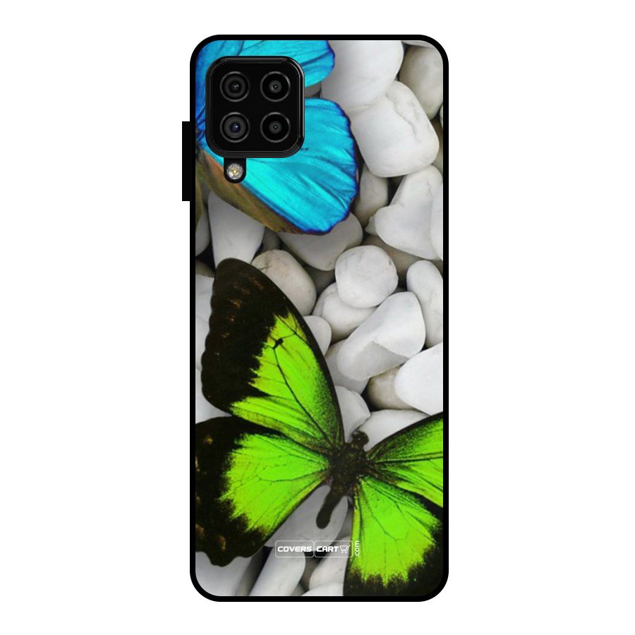 Beautiful Butterflies Metal Back Case for Galaxy A22 4G