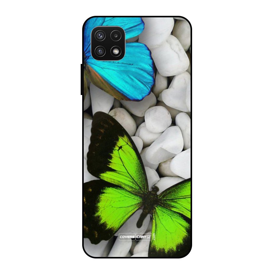 Beautiful Butterflies Metal Back Case for Galaxy A22 5G