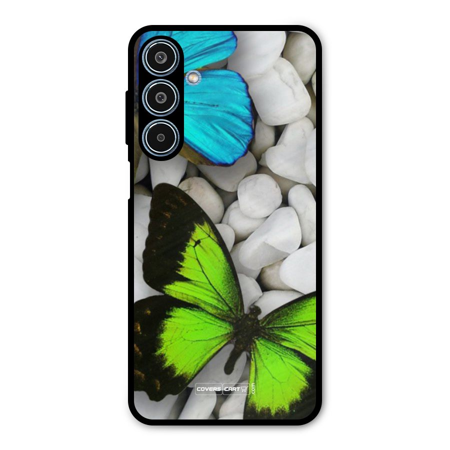 Beautiful Butterflies Metal Back Case for Galaxy M35