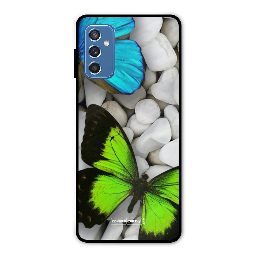 Beautiful Butterflies Metal Back Case for Galaxy M52 5G