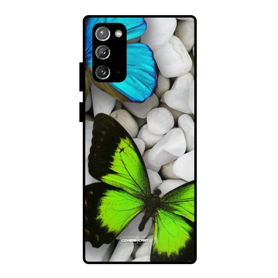Beautiful Butterflies Metal Back Case for Galaxy Note 20