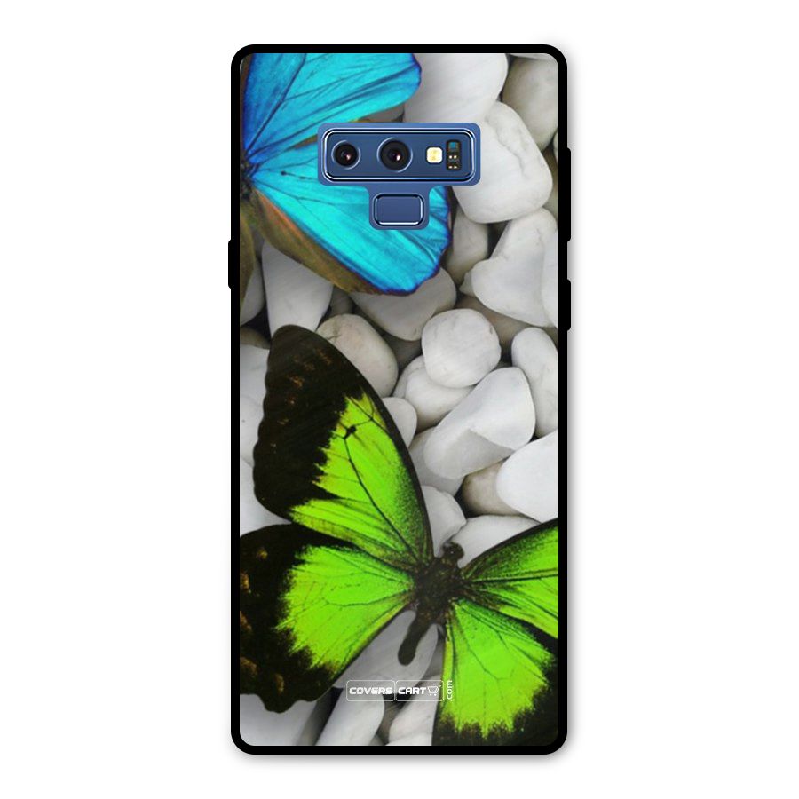 Beautiful Butterflies Metal Back Case for Galaxy Note 9