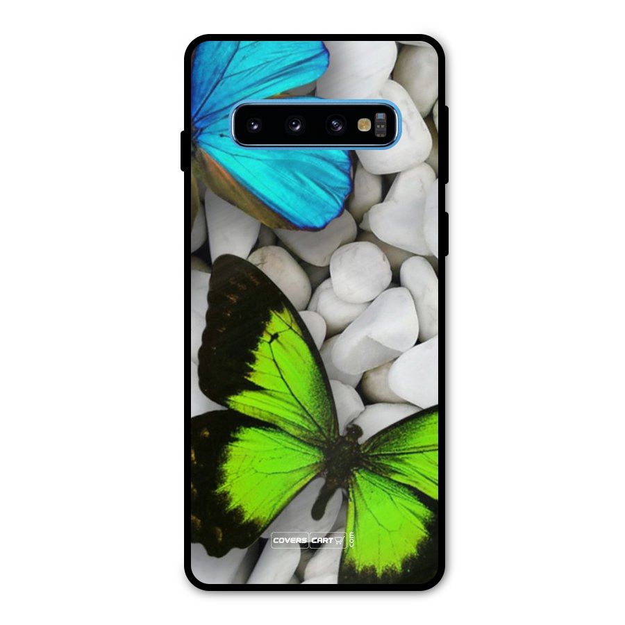Beautiful Butterflies Metal Back Case for Galaxy S10