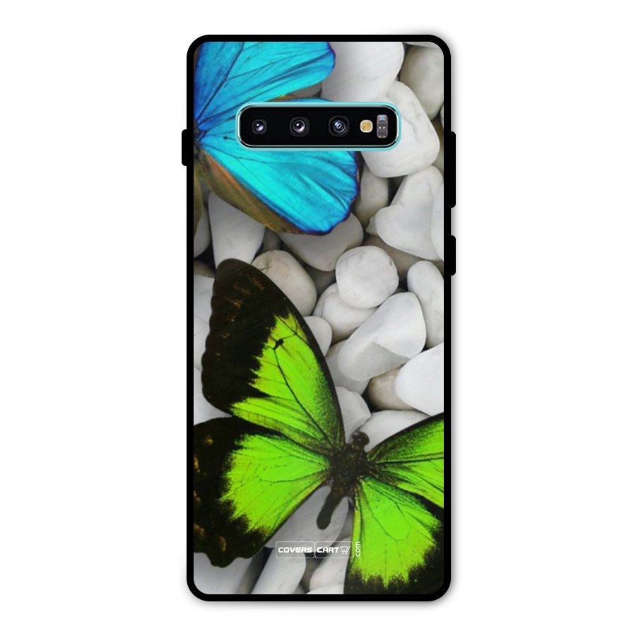 Beautiful Butterflies Metal Back Case for Galaxy S10 Plus