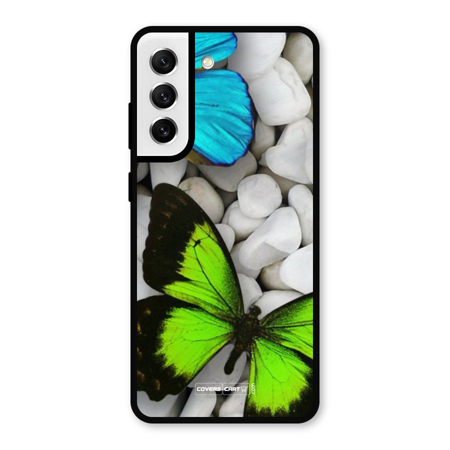 Beautiful Butterflies Metal Back Case for Galaxy S21 FE 5G