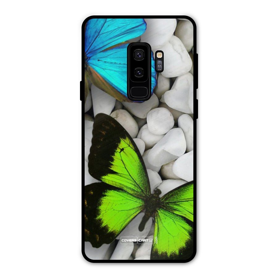 Beautiful Butterflies Metal Back Case for Galaxy S9 Plus