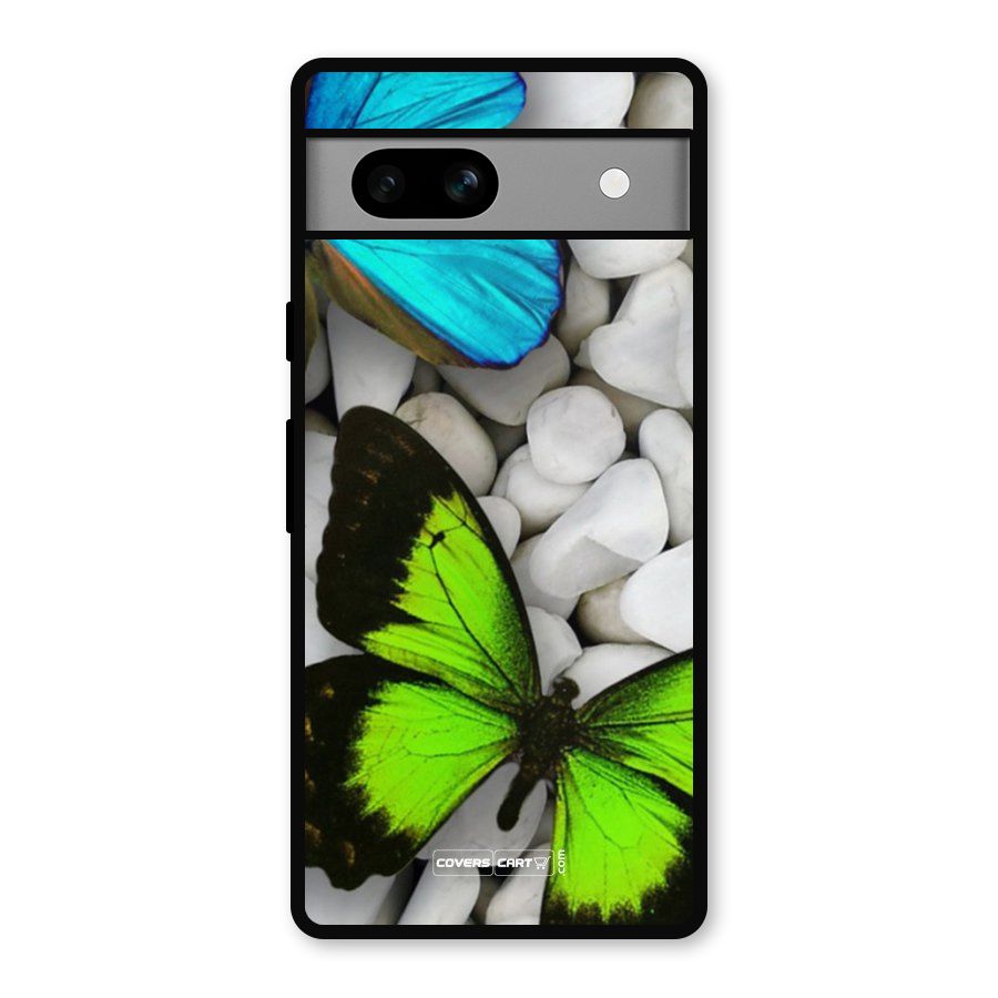 Beautiful Butterflies Metal Back Case for Google Pixel 7a