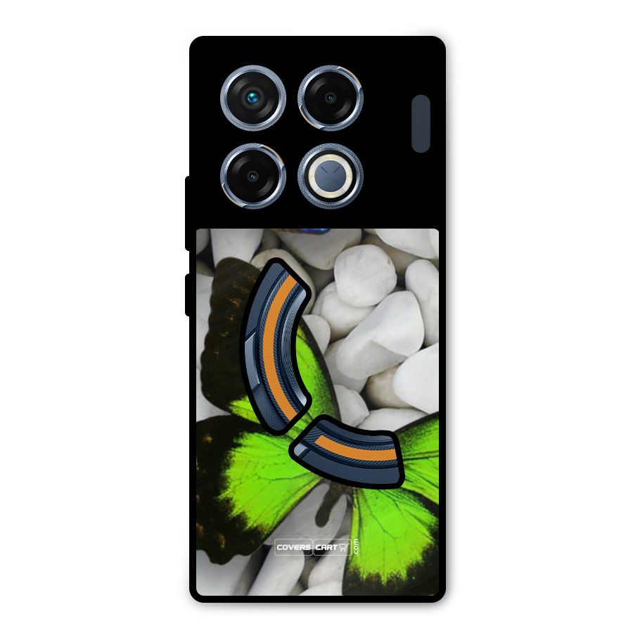 Beautiful Butterflies Metal Back Case for Infinix GT 20 Pro