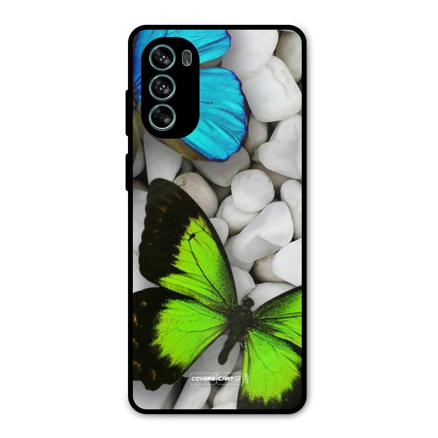 Beautiful Butterflies Metal Back Case for Moto G62
