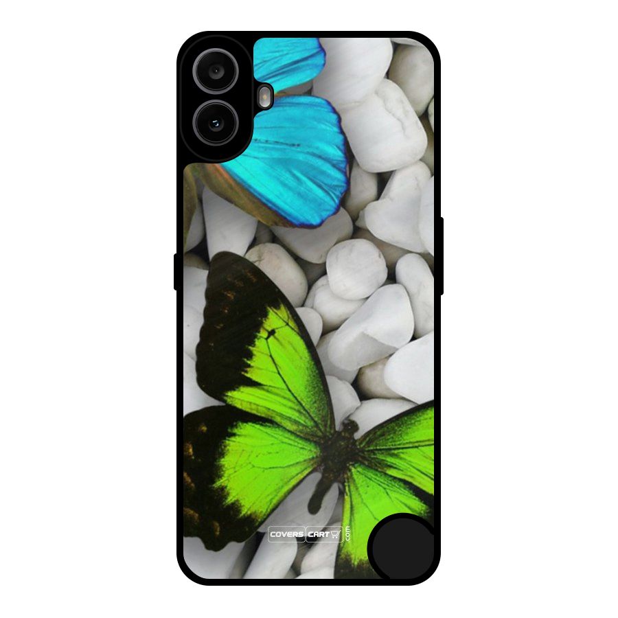 Beautiful Butterflies Metal Back Case for Nothing CMF Phone 1