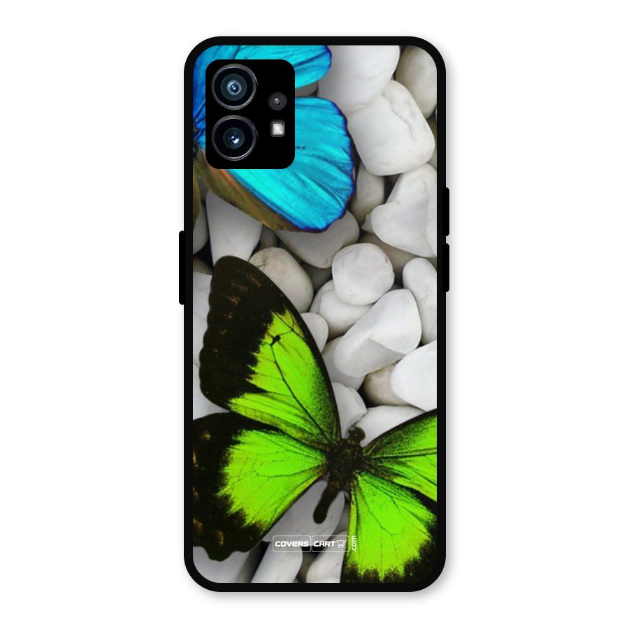 Beautiful Butterflies Metal Back Case for Nothing Phone 1