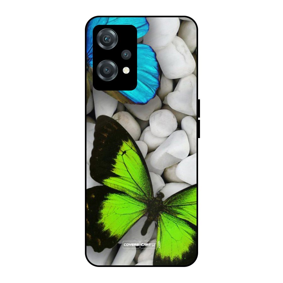 Beautiful Butterflies Metal Back Case for OnePlus Nord CE 2 Lite 5G
